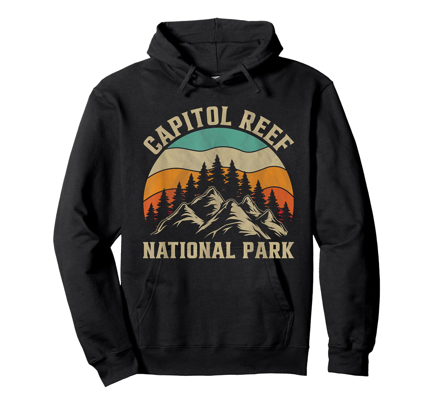 Retro Vintage Graphic Capitol Reef National Park T-Shirt