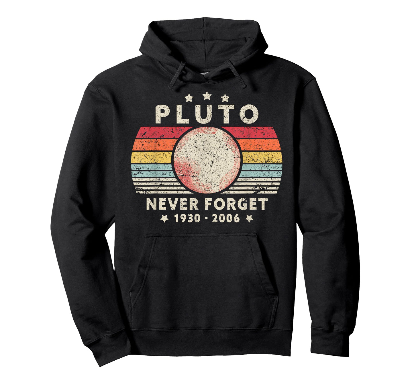 Never Forget Pluto Shirt. Retro Style Funny Space Science T-Shirt