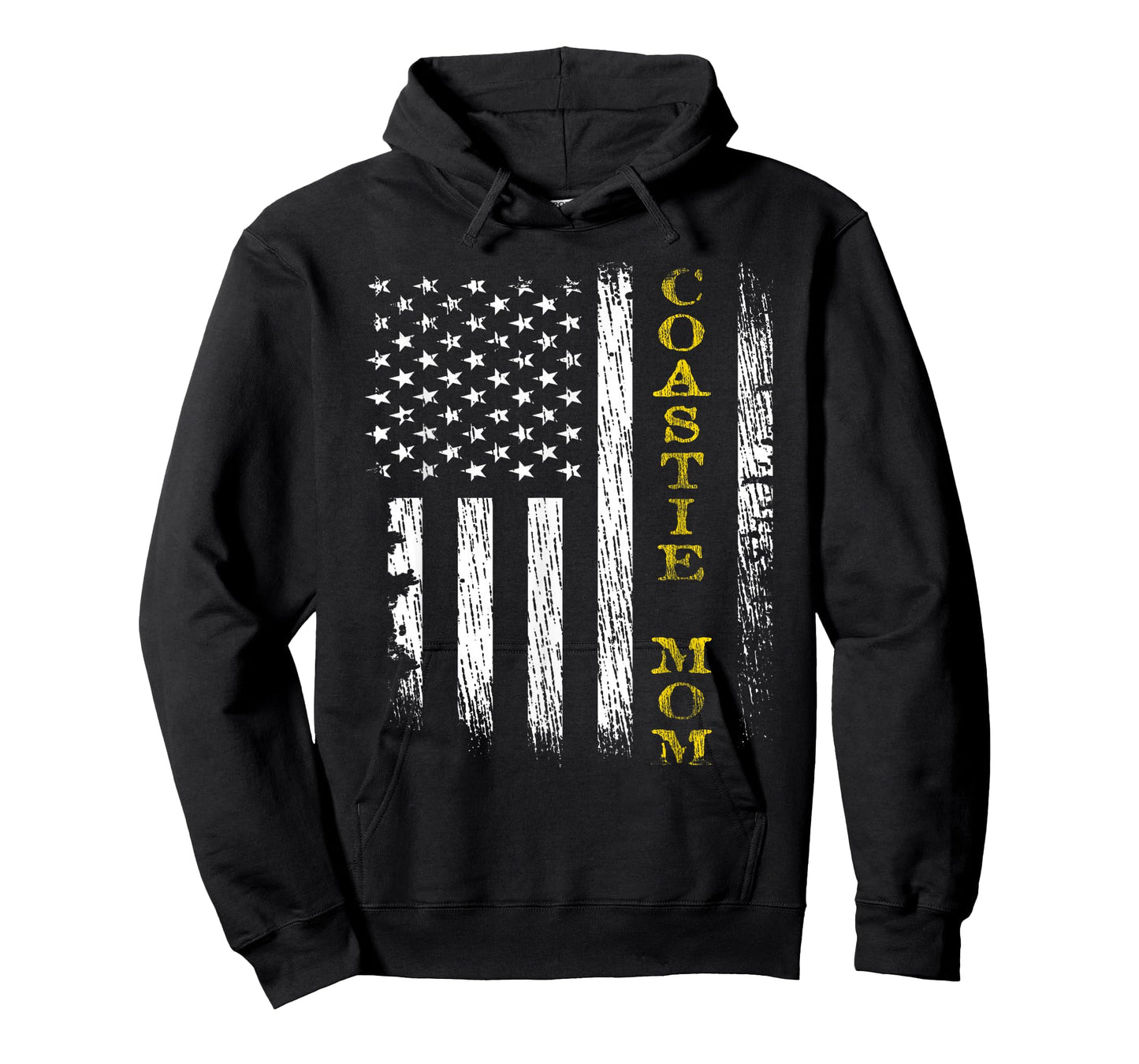 U.S. Coast Guard USCG Coastie Mom Flag T-Shirt