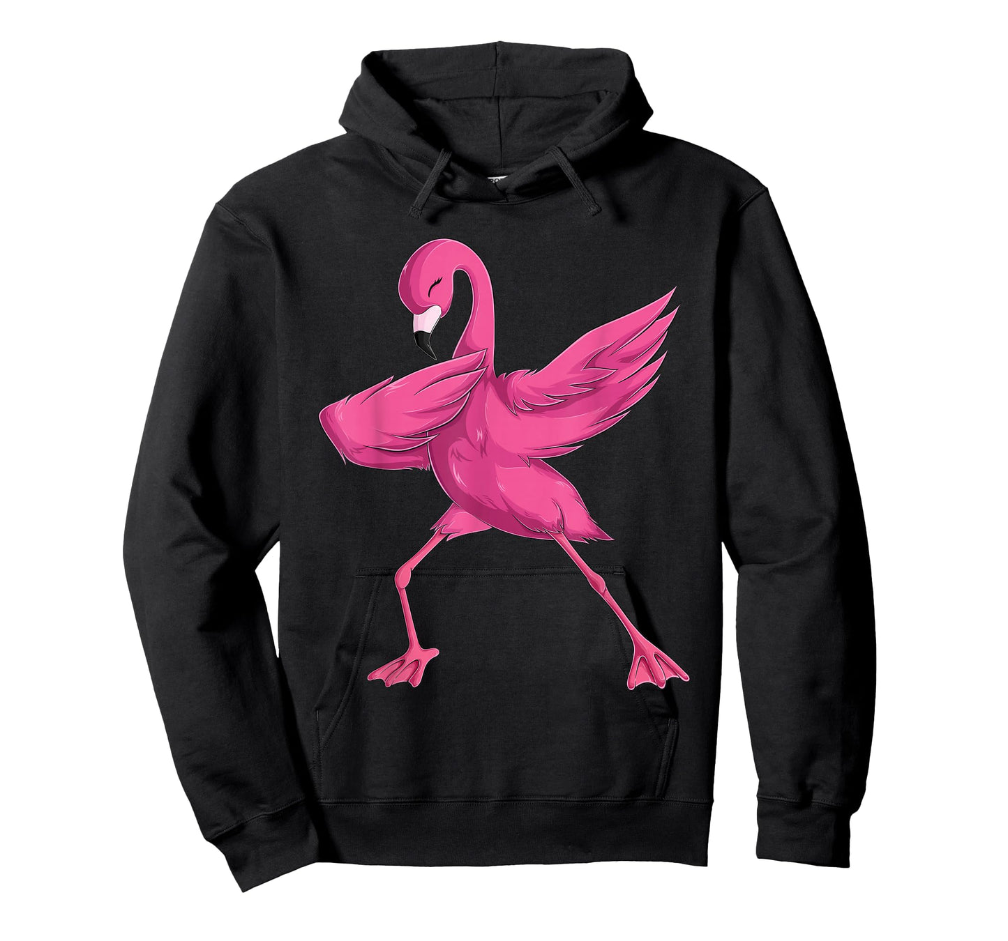 Funny Dabbing Pink Flamingo for Men Women Boys Girls Kids T-Shirt Small