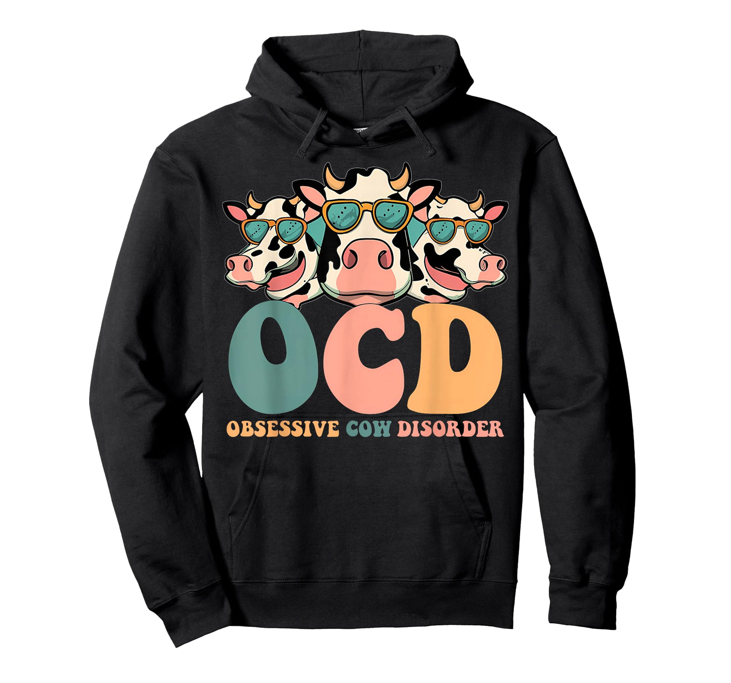 Cute OCD Obsessive Cow Disorder Funny Farmer Animal Cows T-Shirt