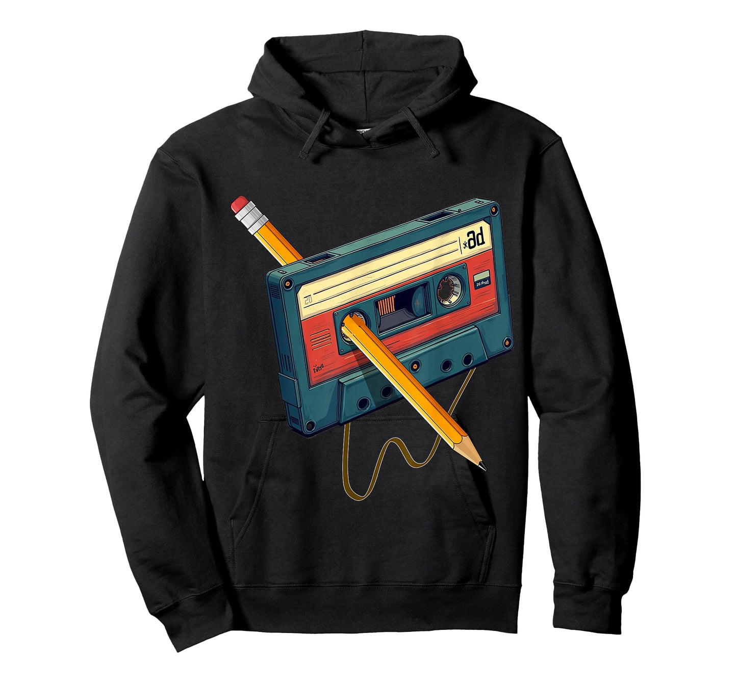 80s 90s Retro Party Costume Nostalgia Cassette T-Shirt