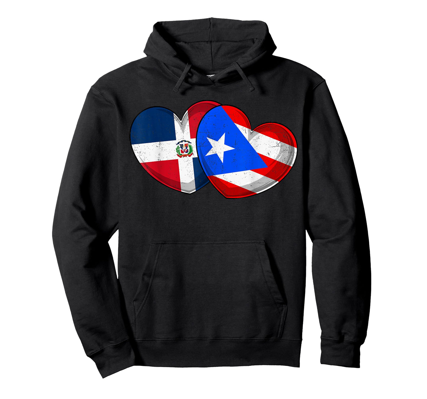 Dominirican Puerto Rico and Dominican Republic Flag Pride T-Shirt