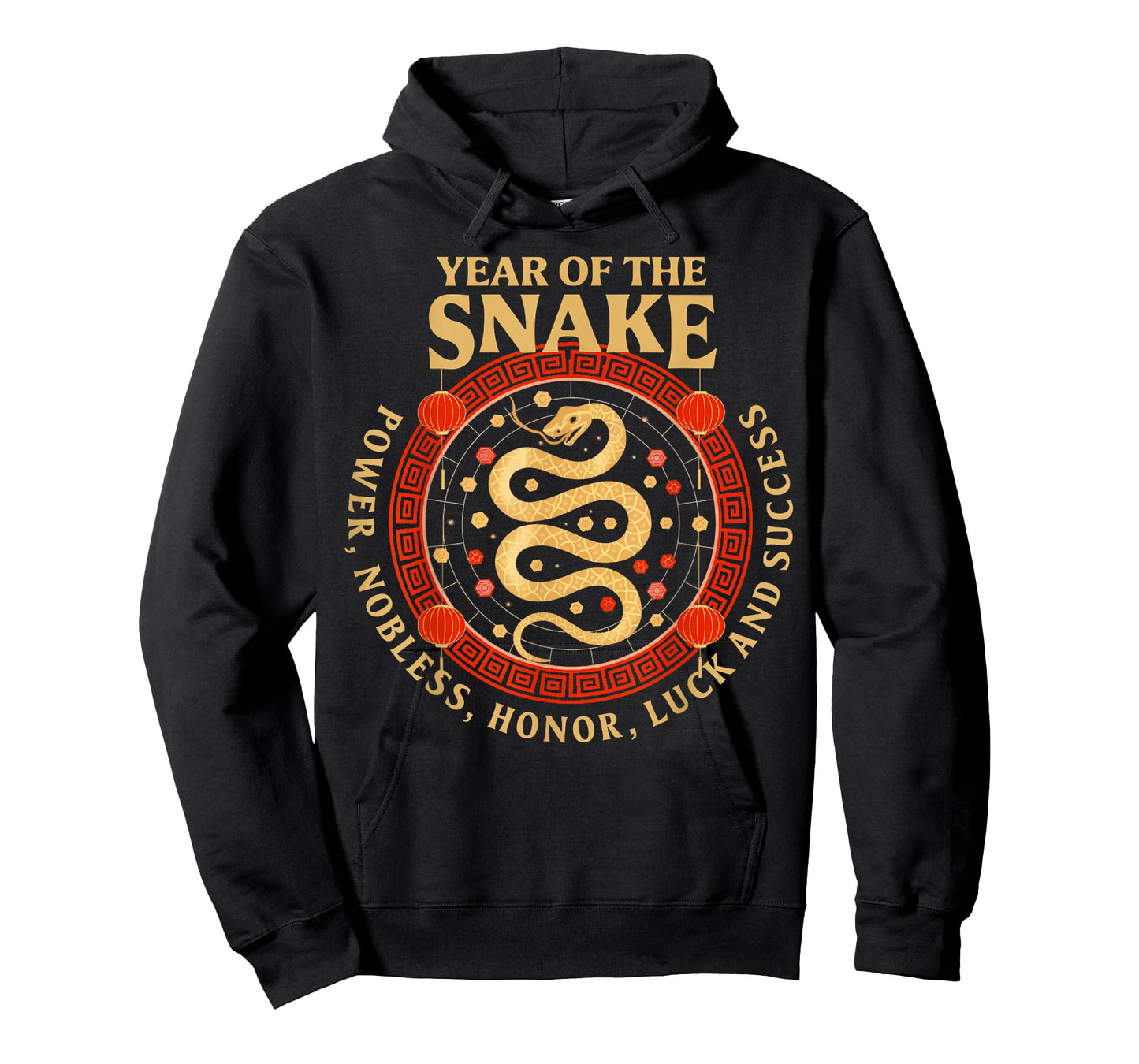 Honor Luck Chinese New Year Zodiac Sign Year Of The Snake T-Shirt