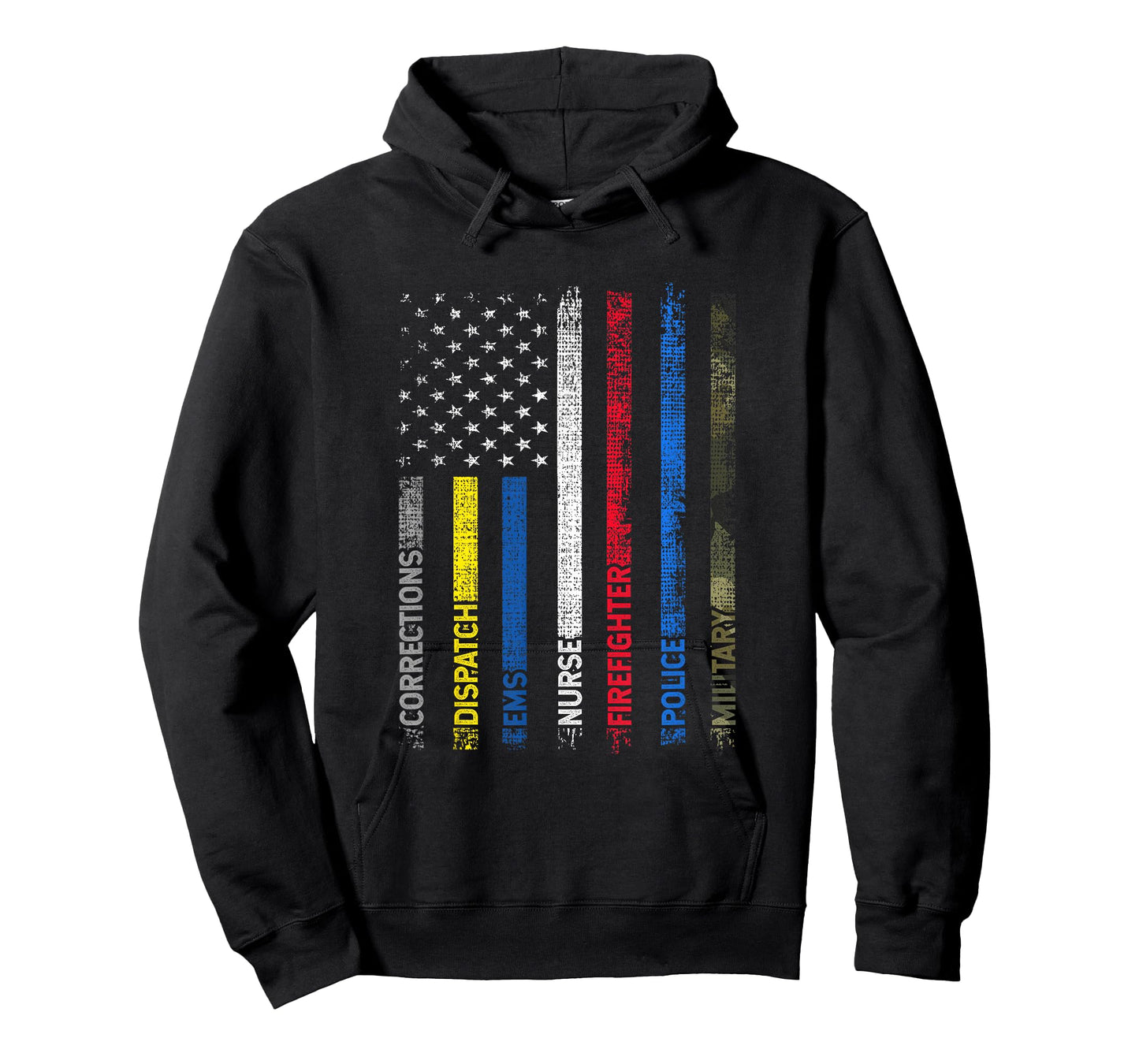 CORRECTIONS DISPATCH EMS NURSE FIREFIGHTER POLICE MILITARY T-Shirt