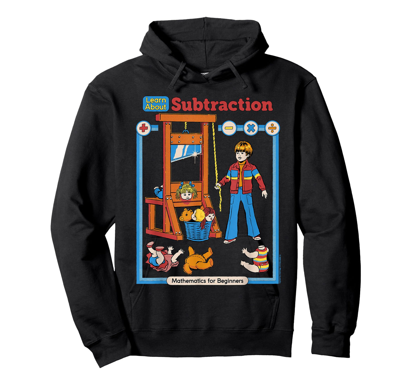 Learn About Subtraction Sarcastic Retro Funny Adult Humor T-Shirt