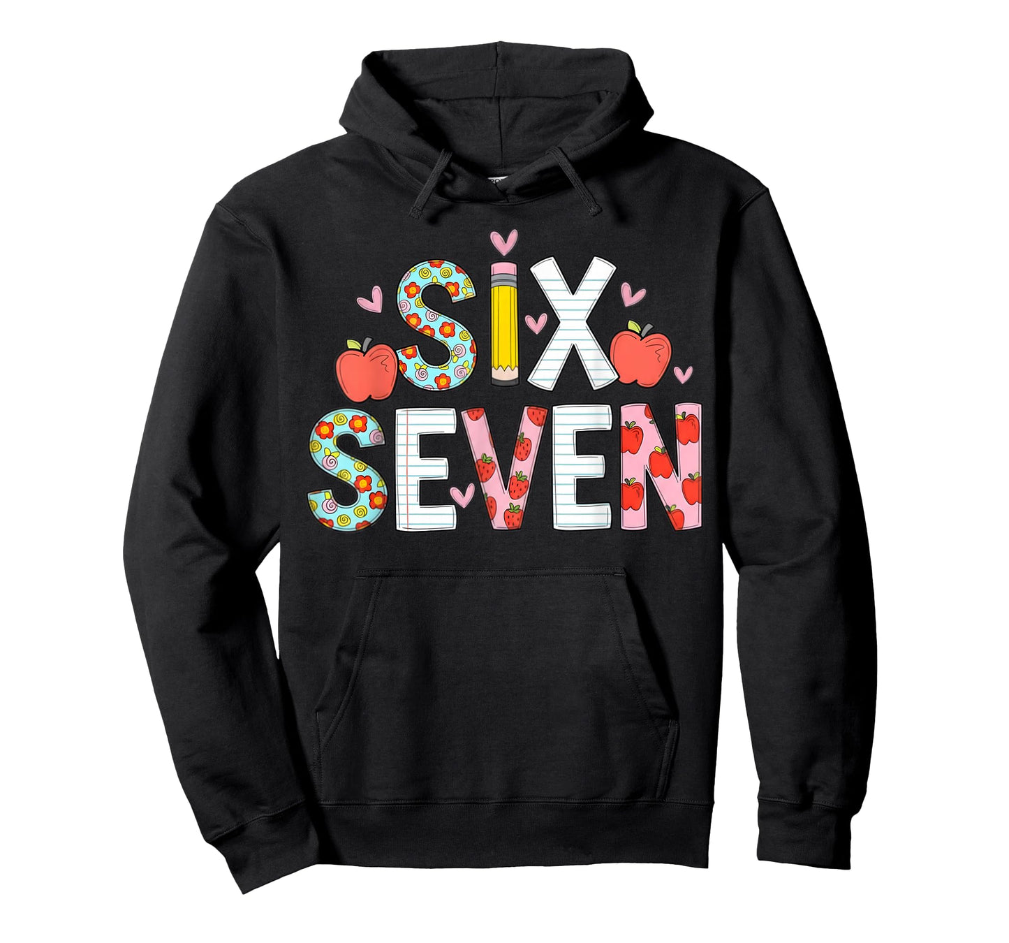 Funny Six Seven 6 7 Meme Teacher Design for Men Women Girls T-Shirt