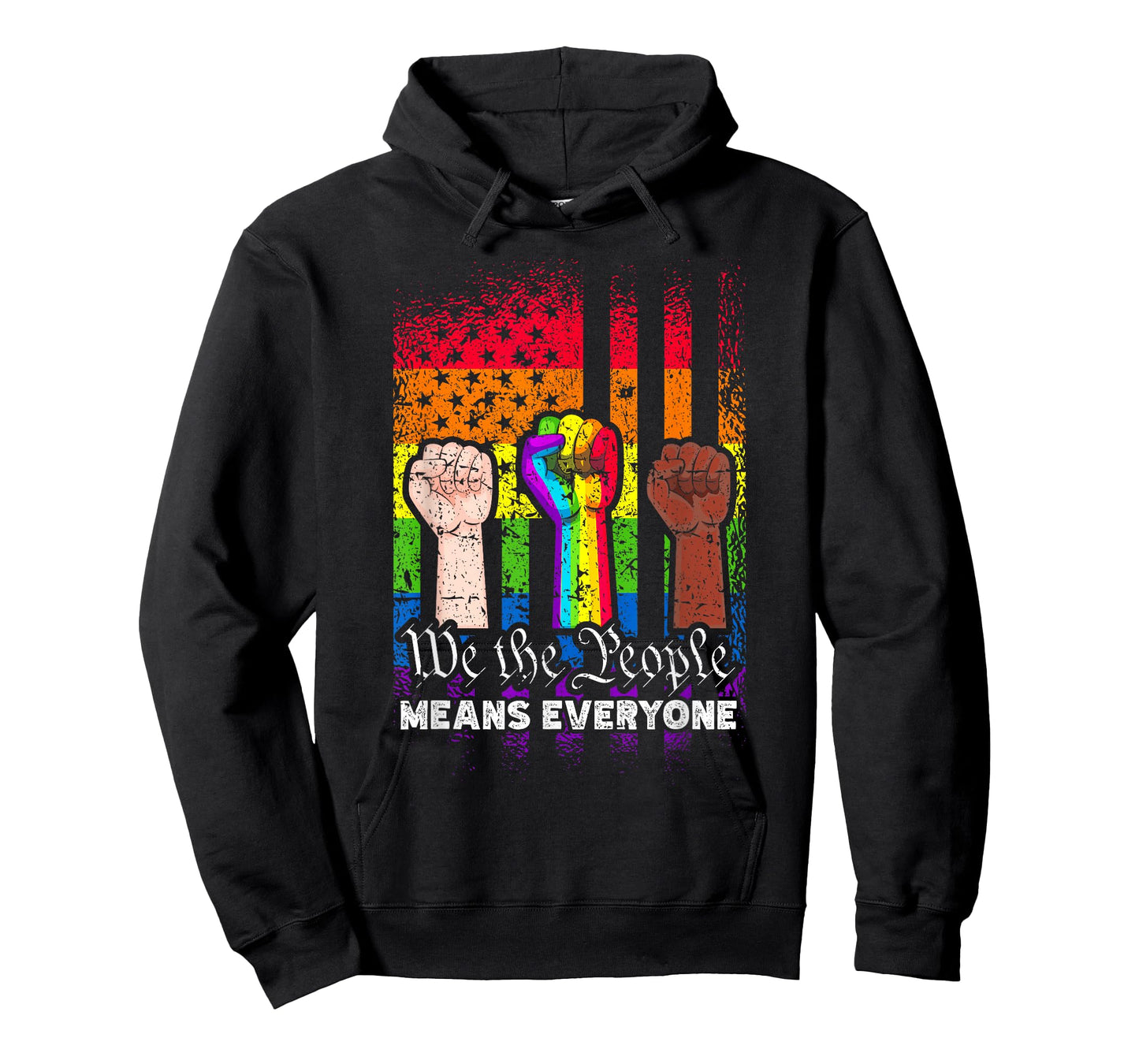 We The People Means Everyone US Constitution LGBT Pride T-Shirt