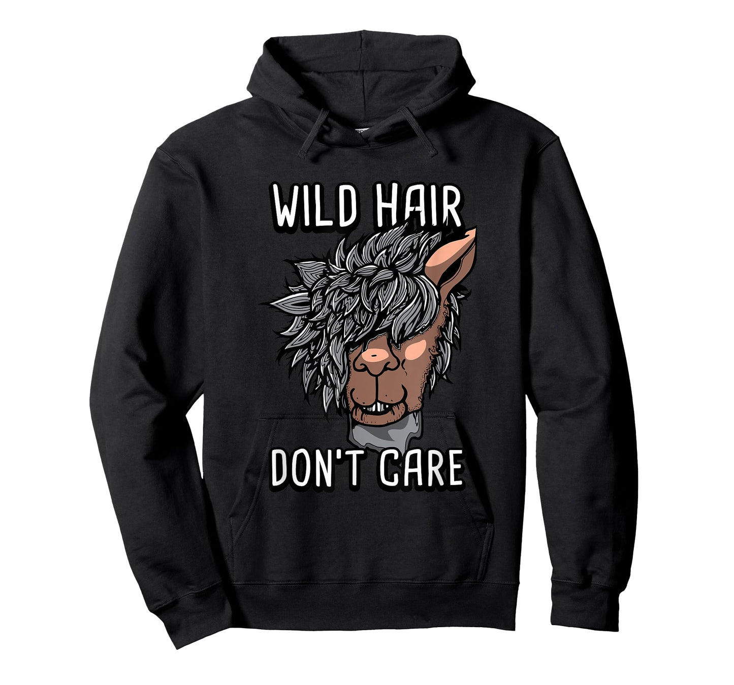 Alpaca Wild Hair Don't Care Funny Llama Lover Gift T-Shirt