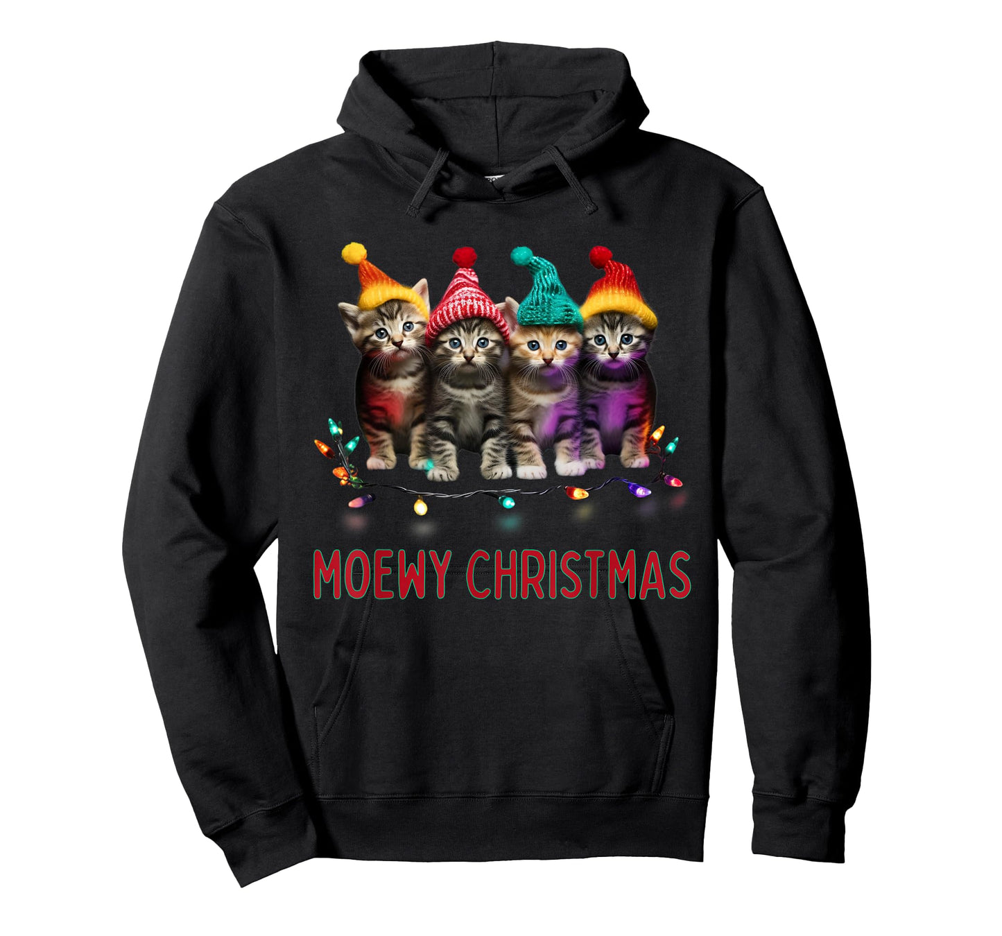 Moewy Christmas - Cat Xmas T-Shirt