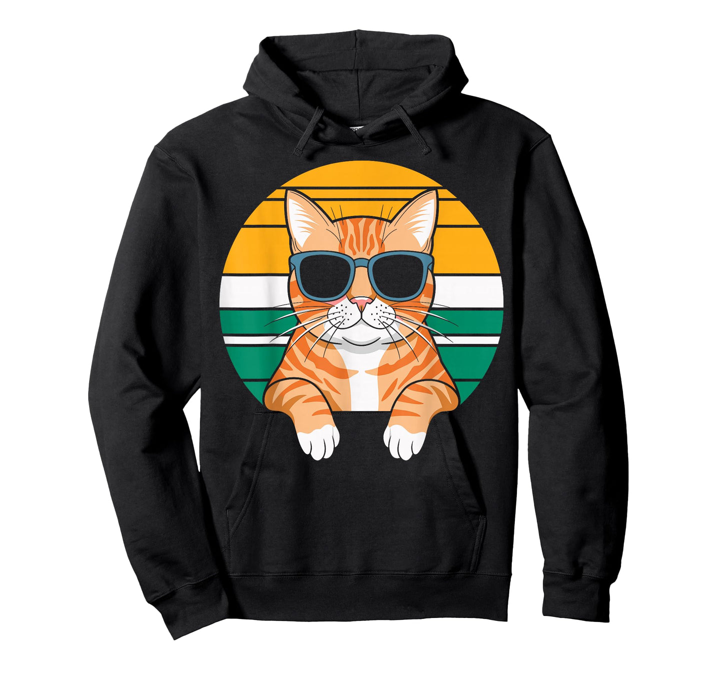 Orange Tabby Cat With Sunglasses Orange Cat T-Shirt