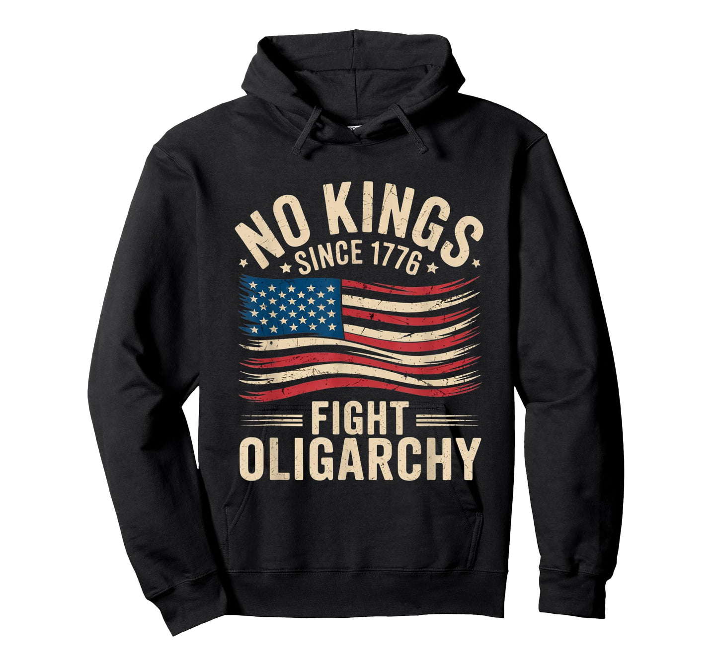 no Kings in America Since 1776 Fight Oligarchy Patriotic tee T-Shirt