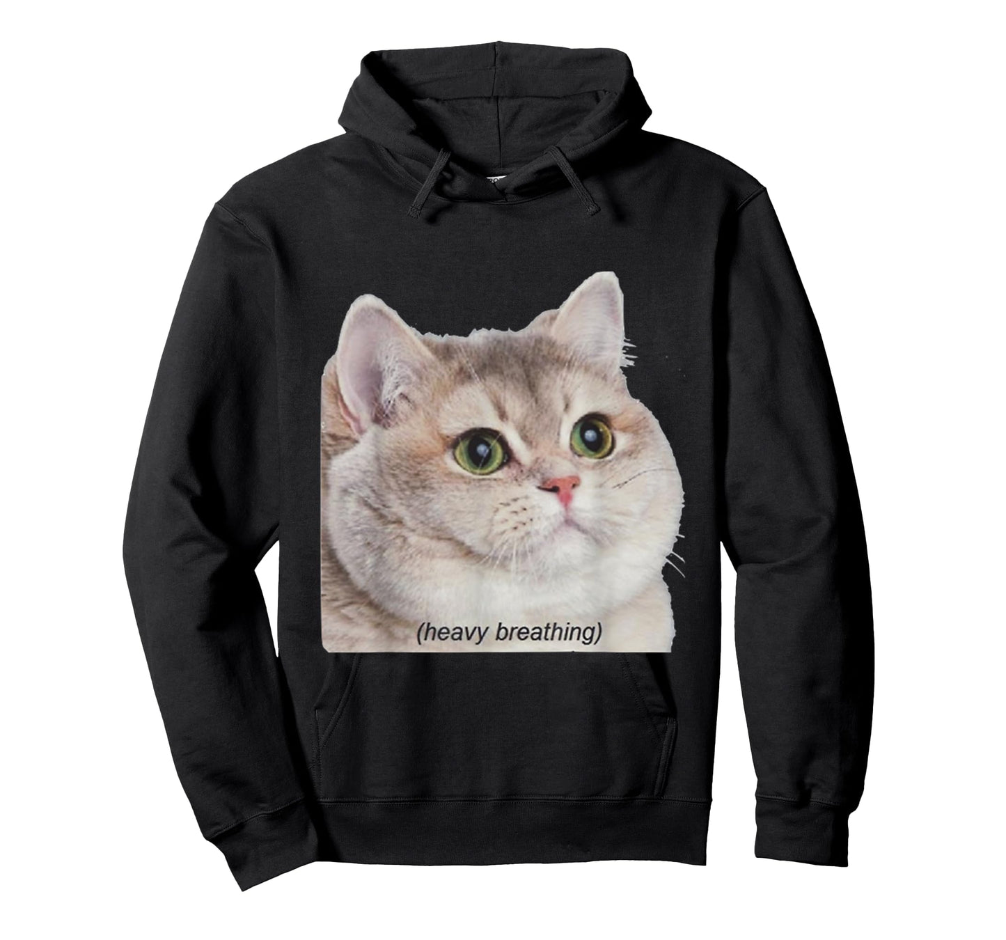 Heavy Breathing Cat Shirt T-Shirt for Men Women
