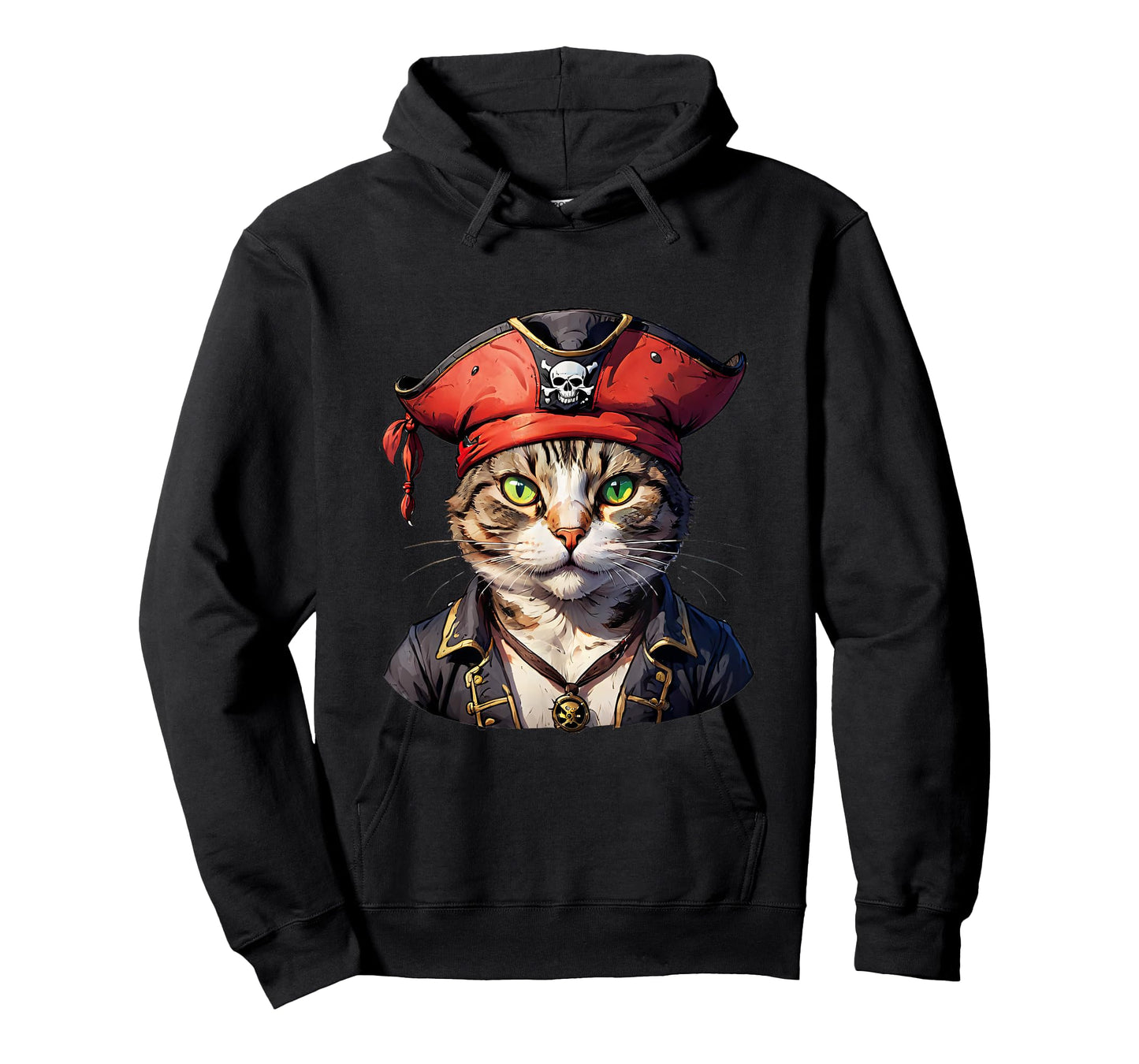 Pirate and Cat: The Feline Buccaneer T-Shirt