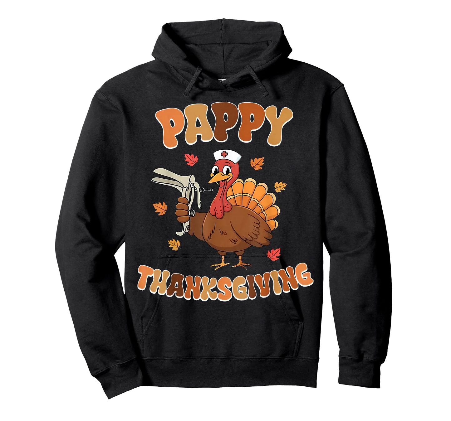 Cute Funny Turkey Nurses Pappy Thanksgiving OBGYN Speculum T-Shirt