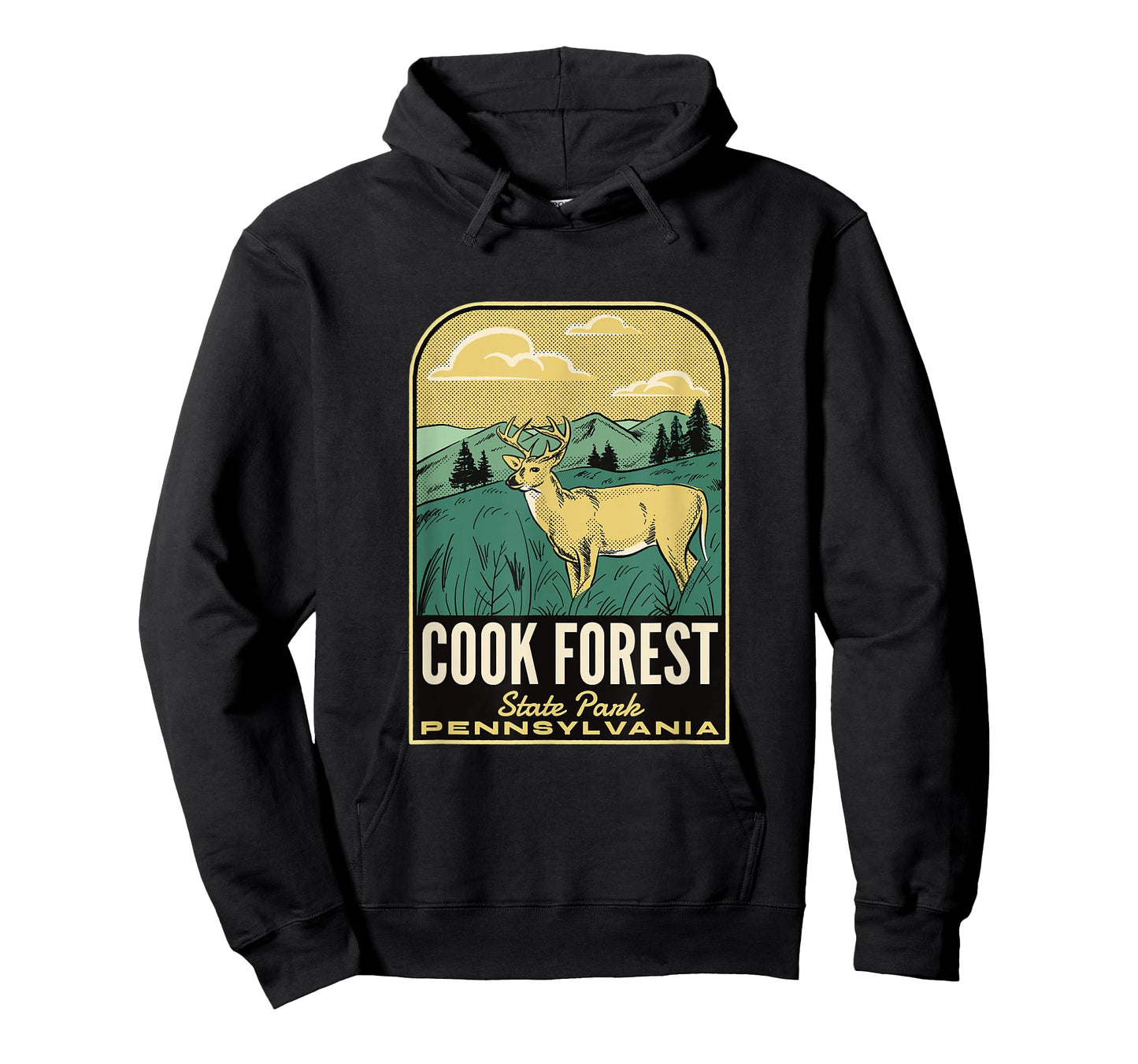 Cook Forest State Park PA Vintage Travel T-Shirt
