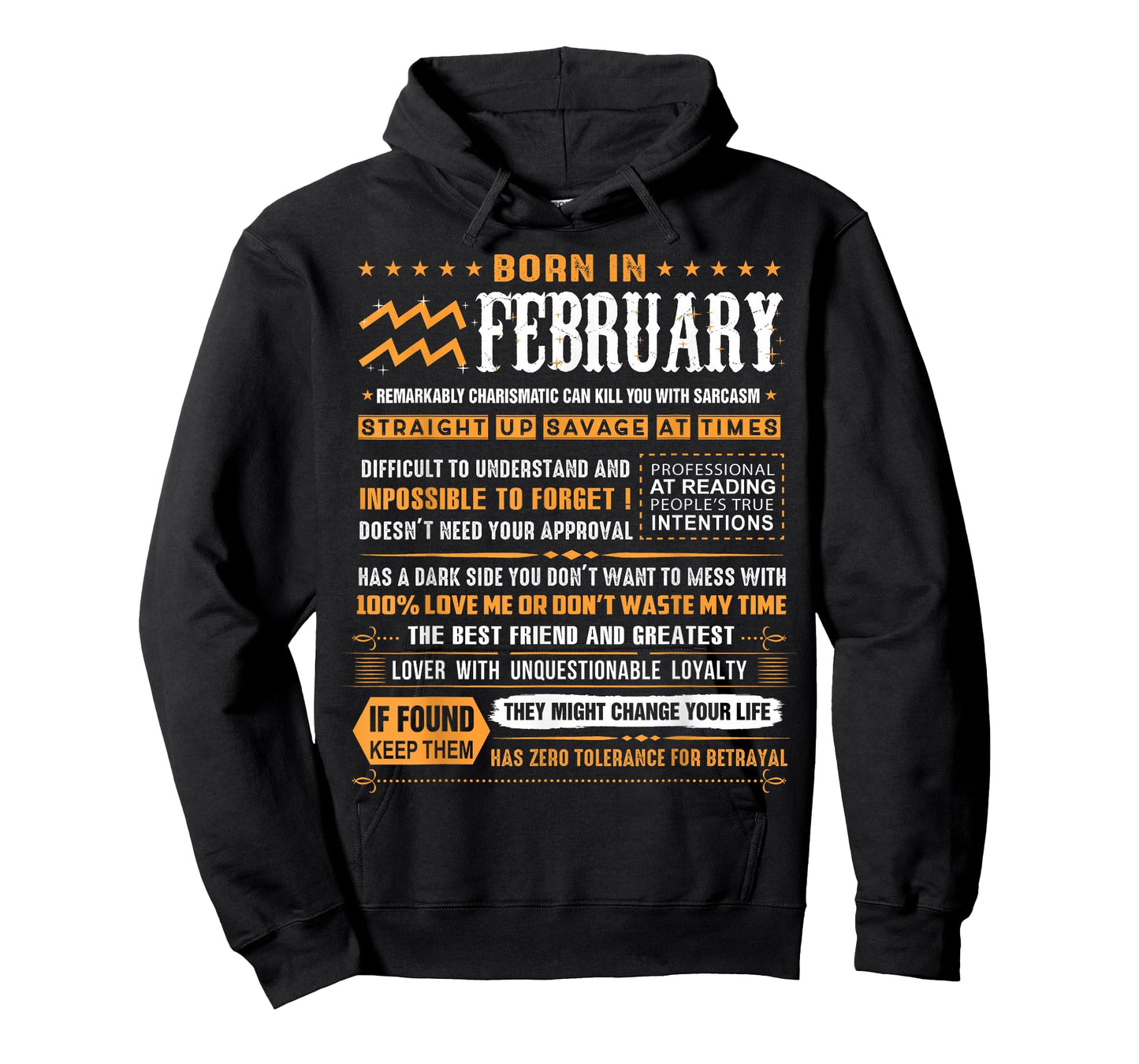 February Birthday Gifts - Born In February Aquarius T-Shirt