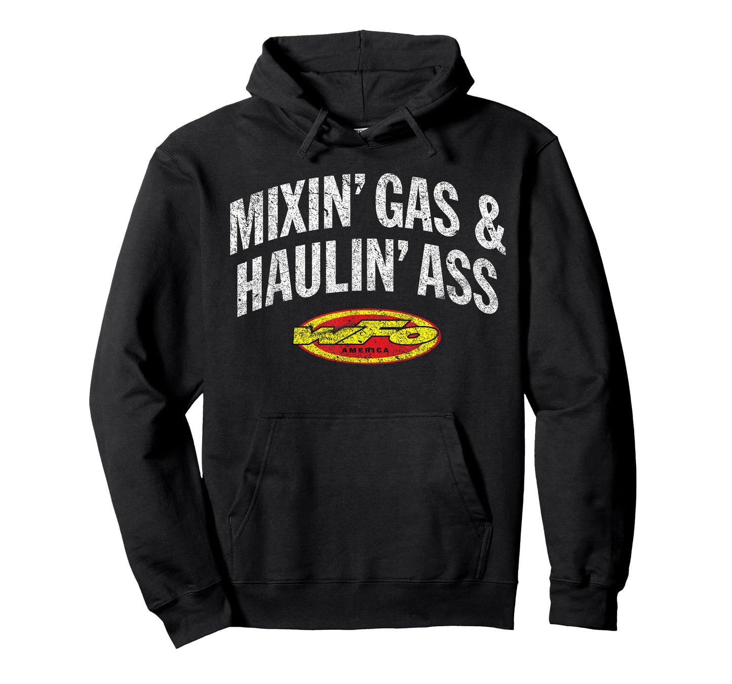 WFO Mixing Gas Hauling Ass Motocross Racer Dirt Bike Rider T-Shirt