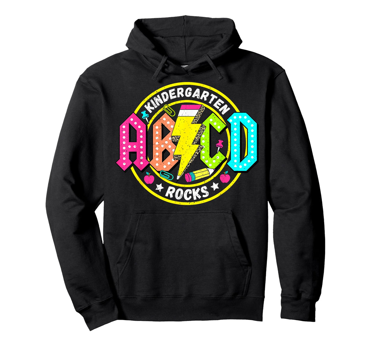 Kindergarten Rocks ABCD Back to School Funny Rock Teacher T-Shirt