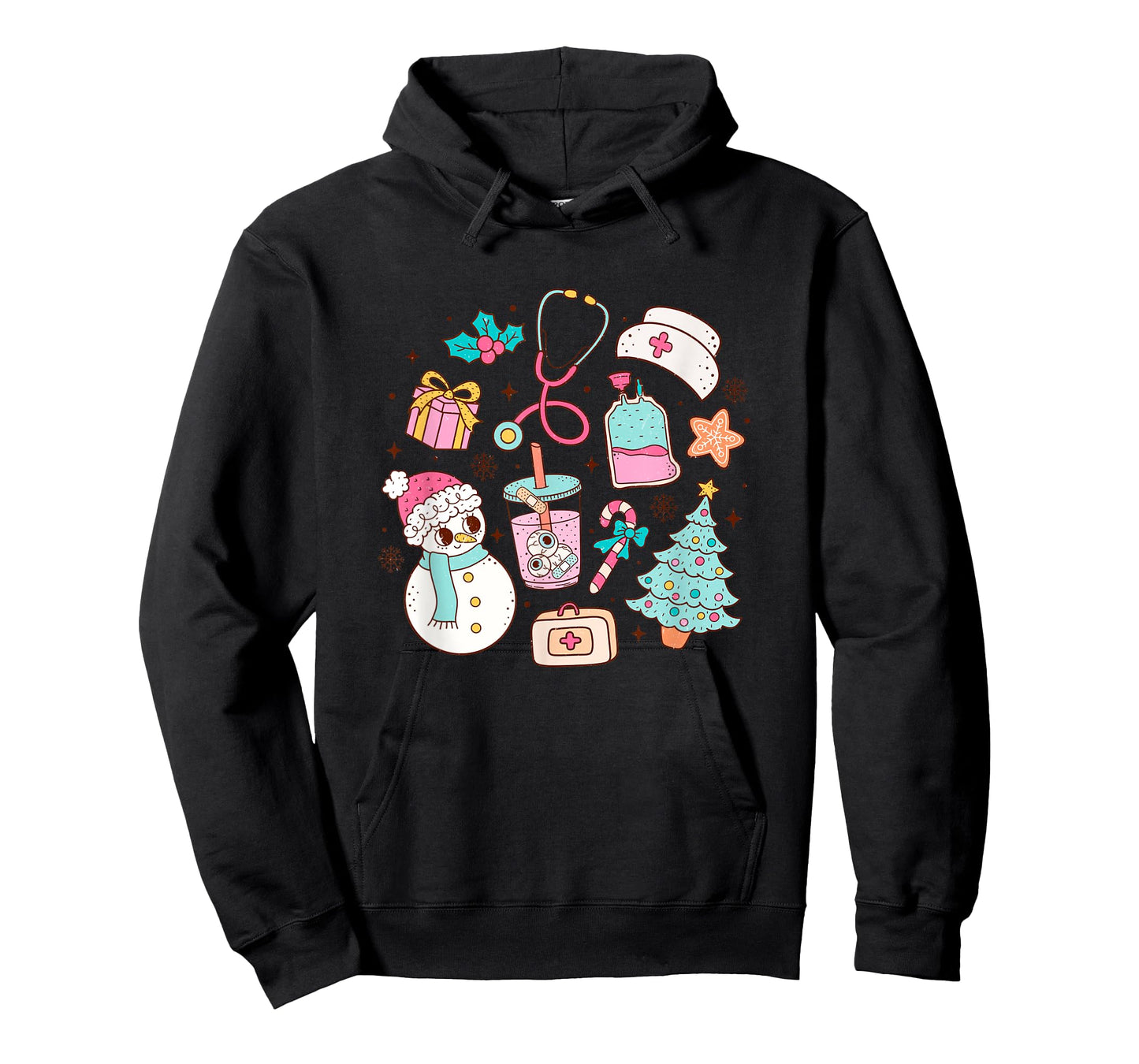 Cute Matching Christmas Nurse Medical T-Shirt