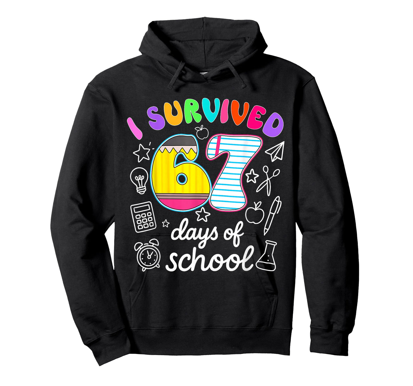 I Survived 67 Days of School Funny Meme Teacher Student T-Shirt