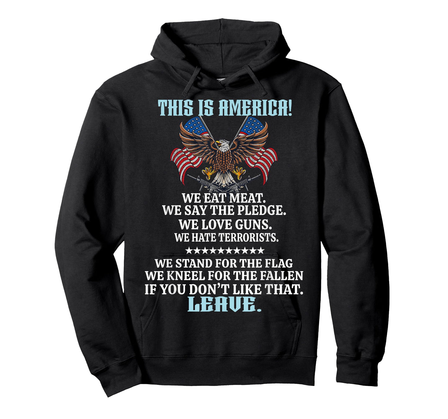 This Is America We Eat Meat We Say The Pledge T-Shirt
