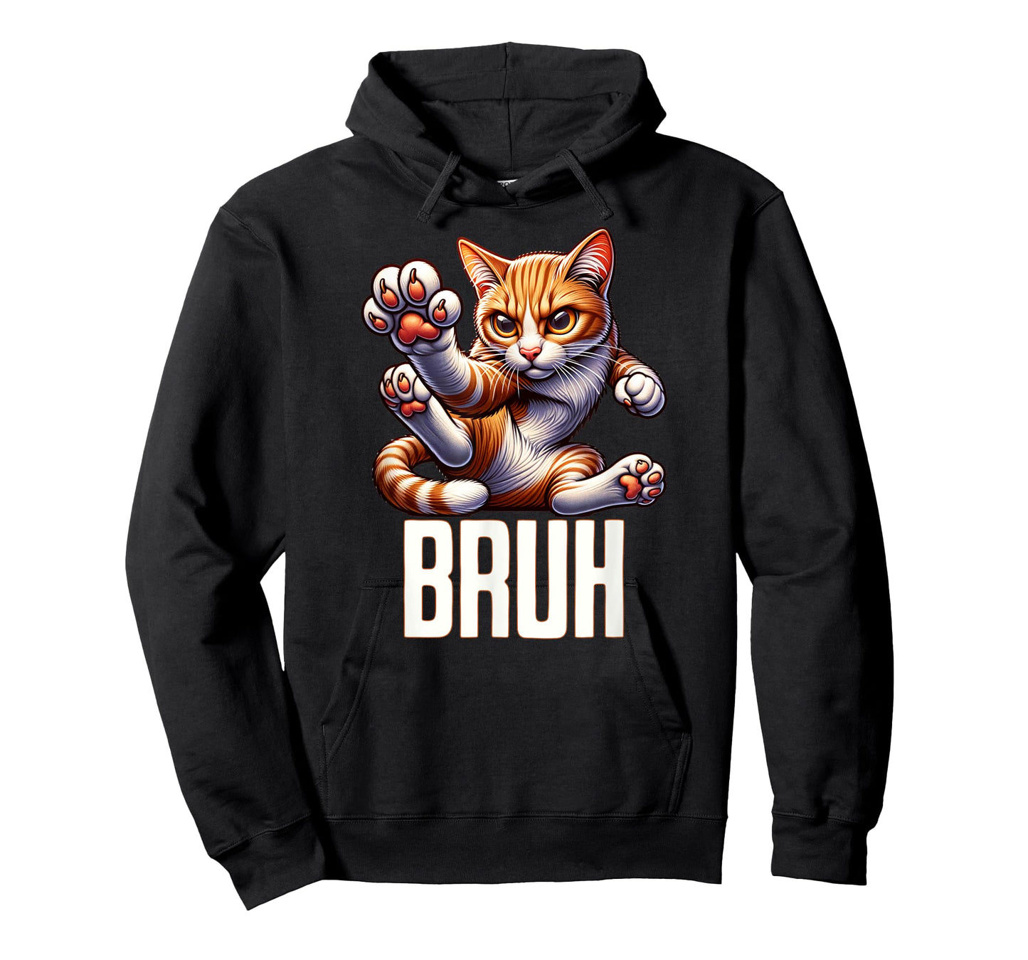 BRUH Funny Kitty Cats Mom & Dad Cat Lover T-Shirt