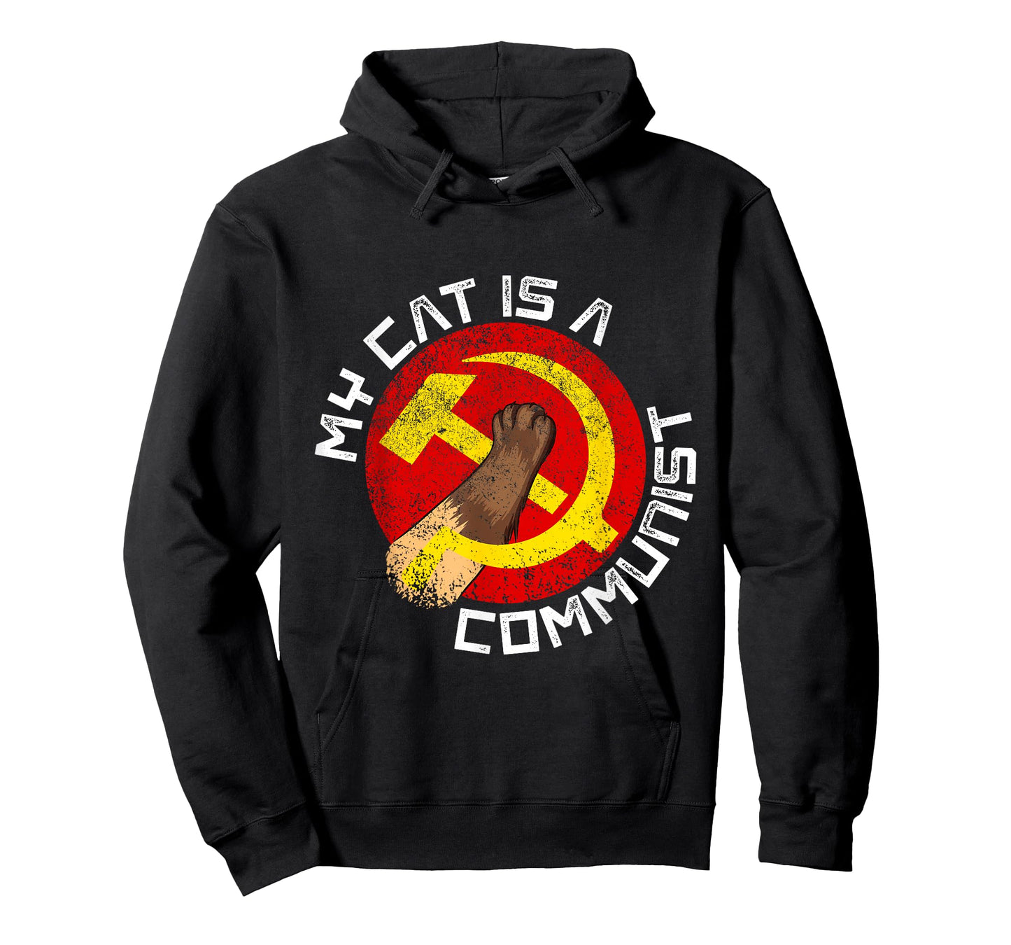 Communist Cat Funny My Cat Is A Communist For Cat Lovers T-Shirt