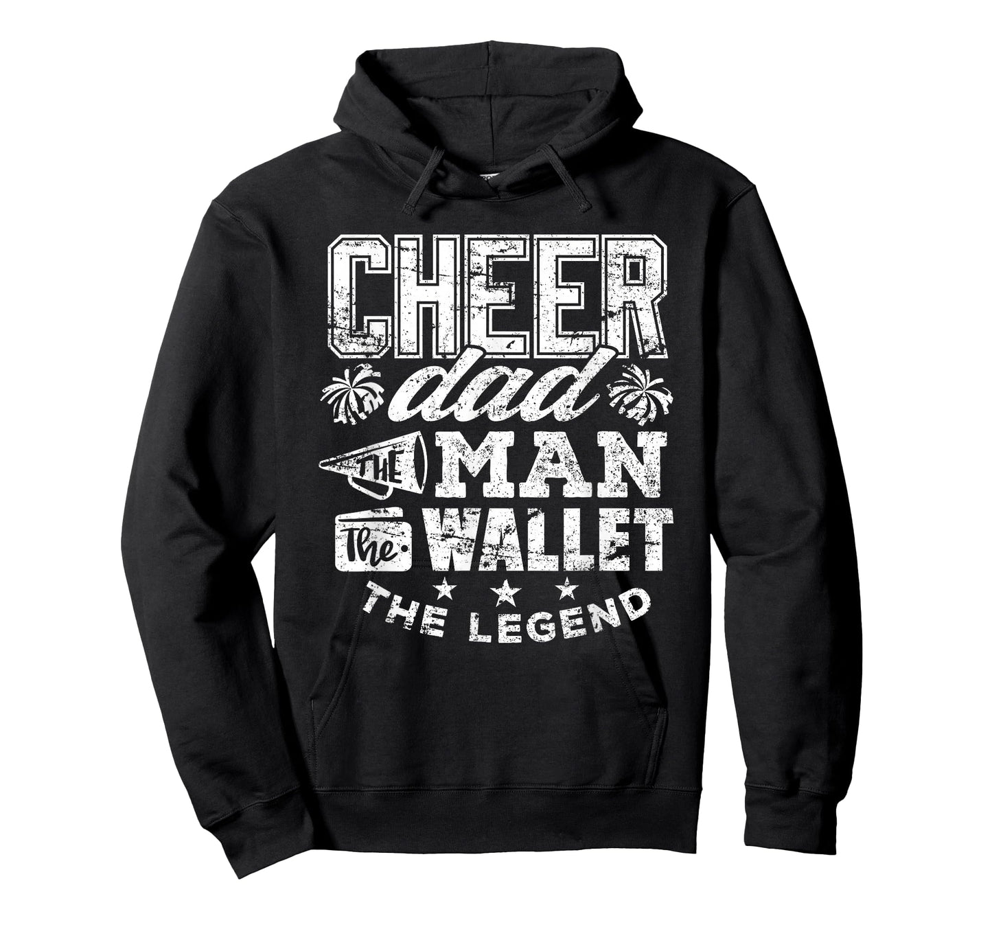 Cheerleader Dad Shirt Man Wallet Legend Funny Cheer Dad Tee T-Shirt