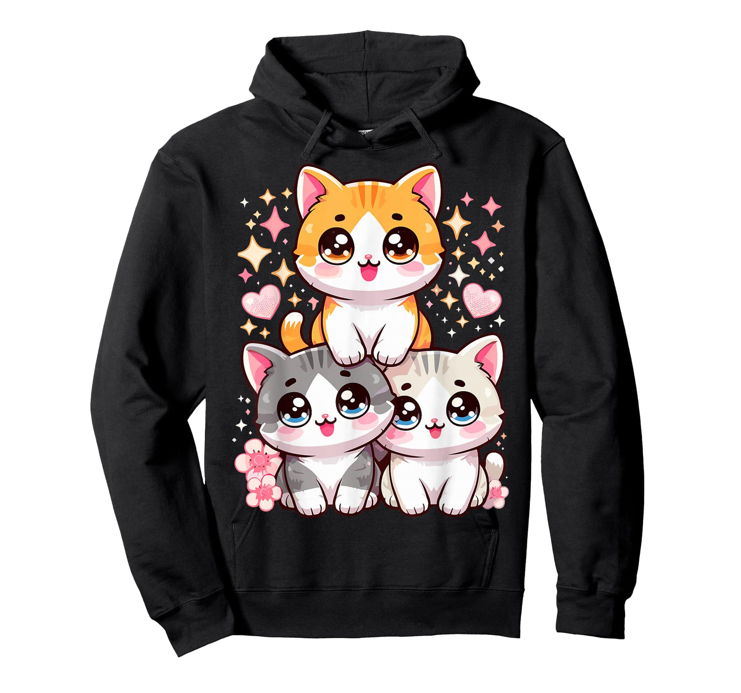 Cute Cats Anime Kawaii Kitty Cat T-Shirt