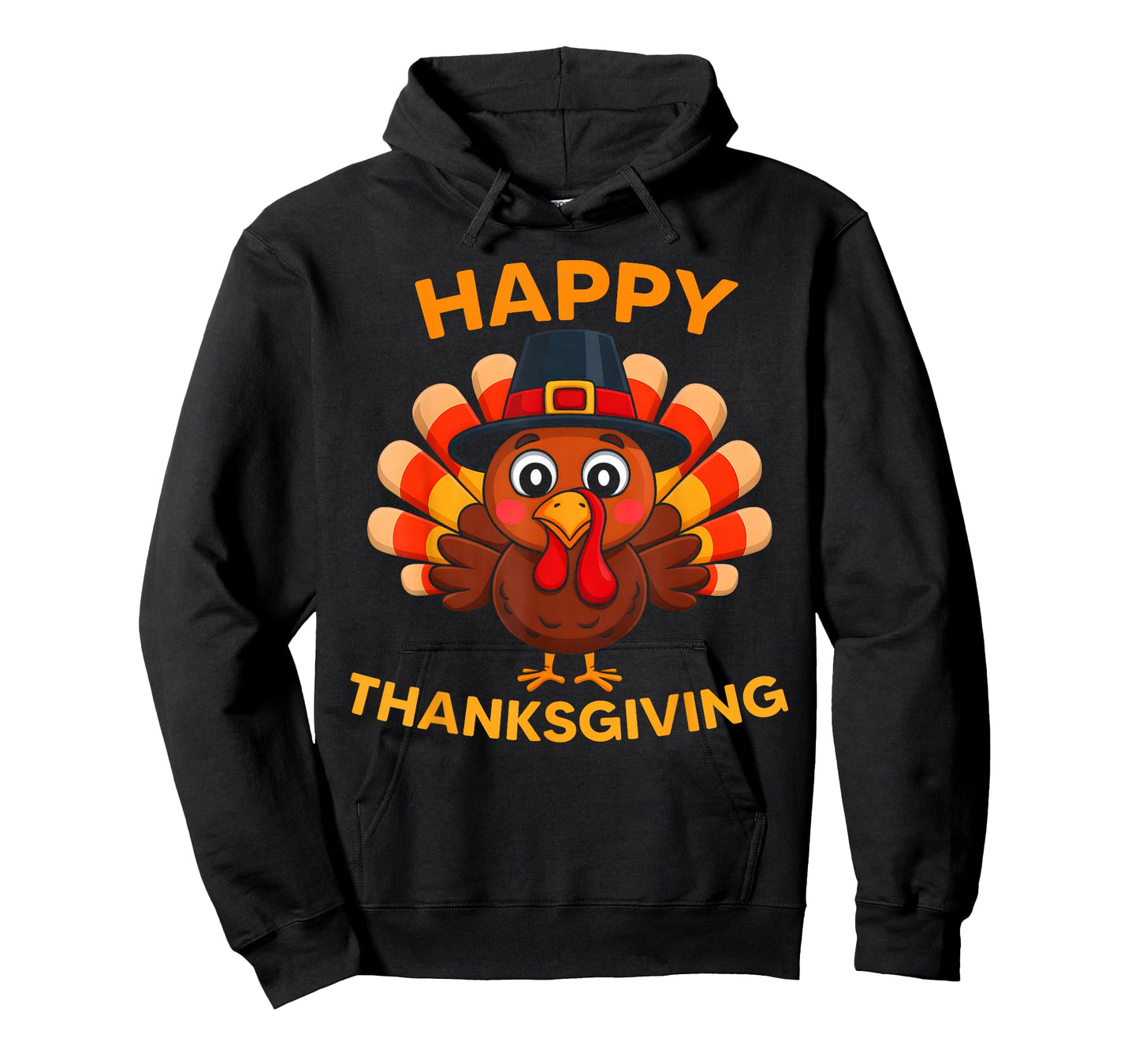 Happy Thanksgiving Turkey Pilgrim Costume Men Women Kids T-Shirt