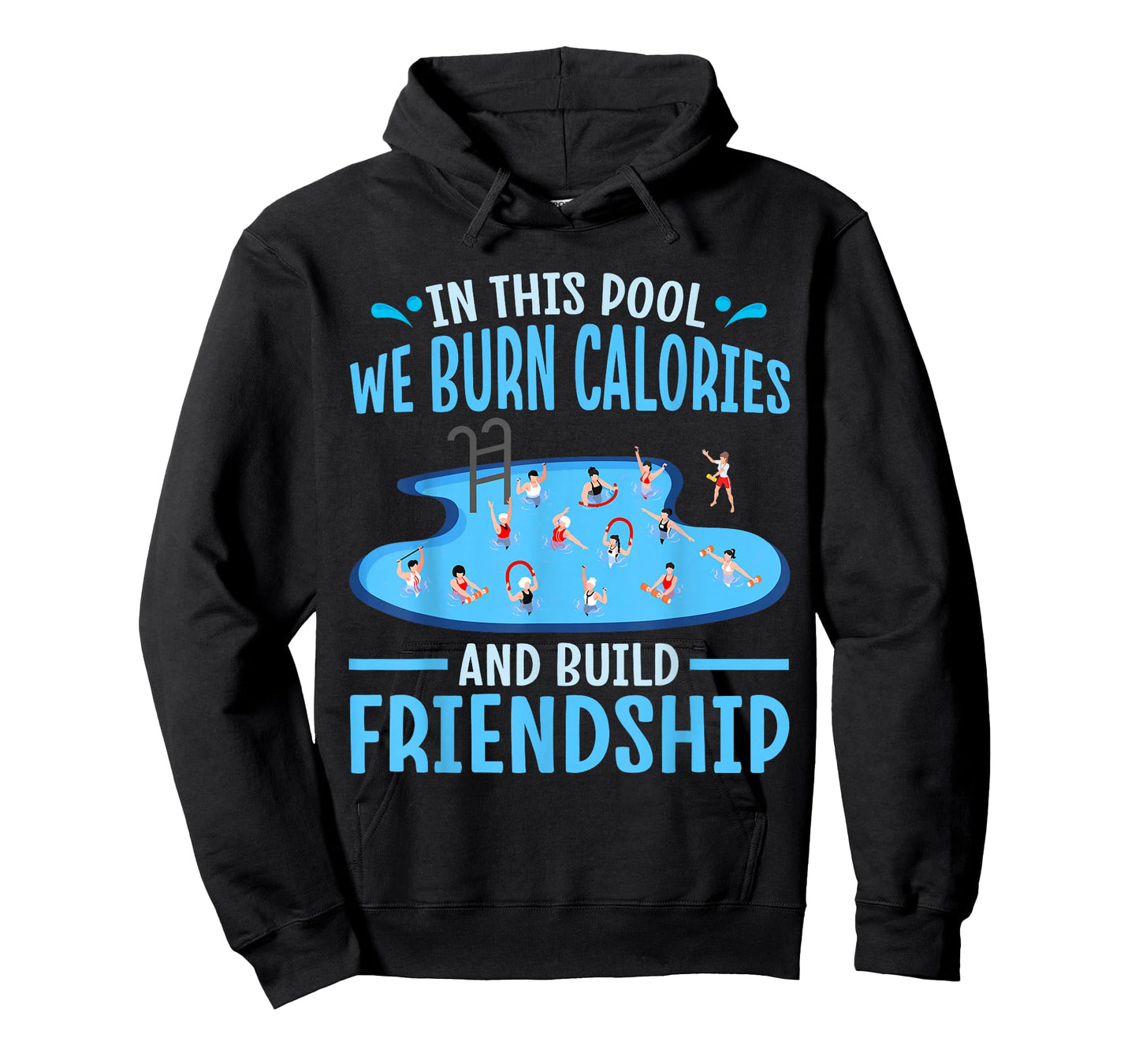 Aqua Aerobics Instructor Design Funny Water Aerobics T-Shirt