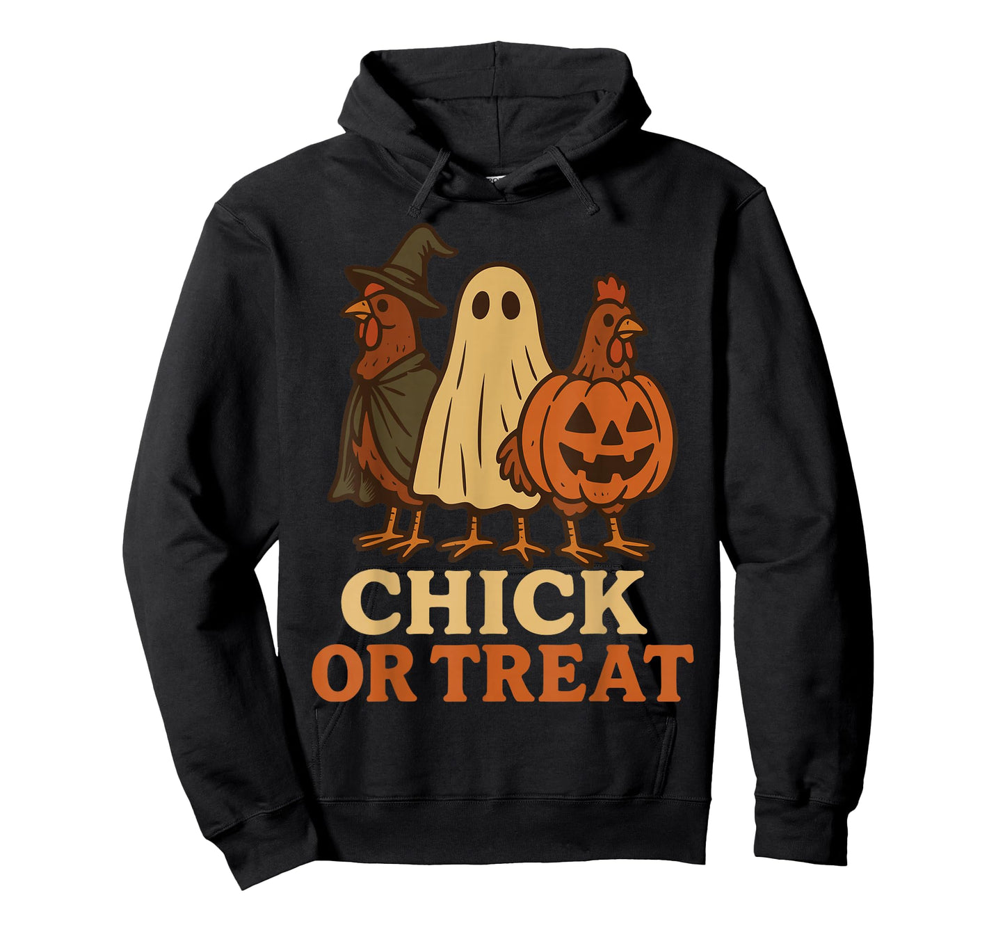 Chick or Treat Farming Funny Chicken Halloween Costume T-Shirt