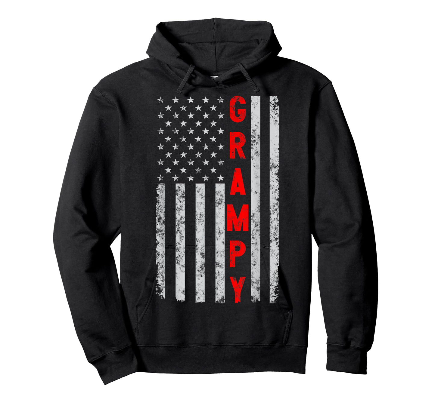 Grampy Funny Fathers Day Vintage Patriotic American flag T-Shirt