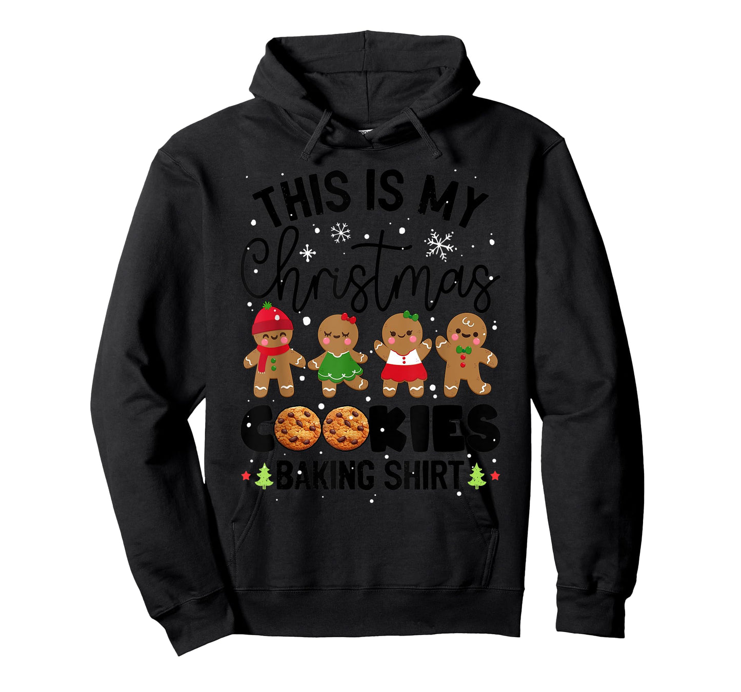 Cookie Crew Gingerbread This Is My Christmas Cookie Baking T-Shirt