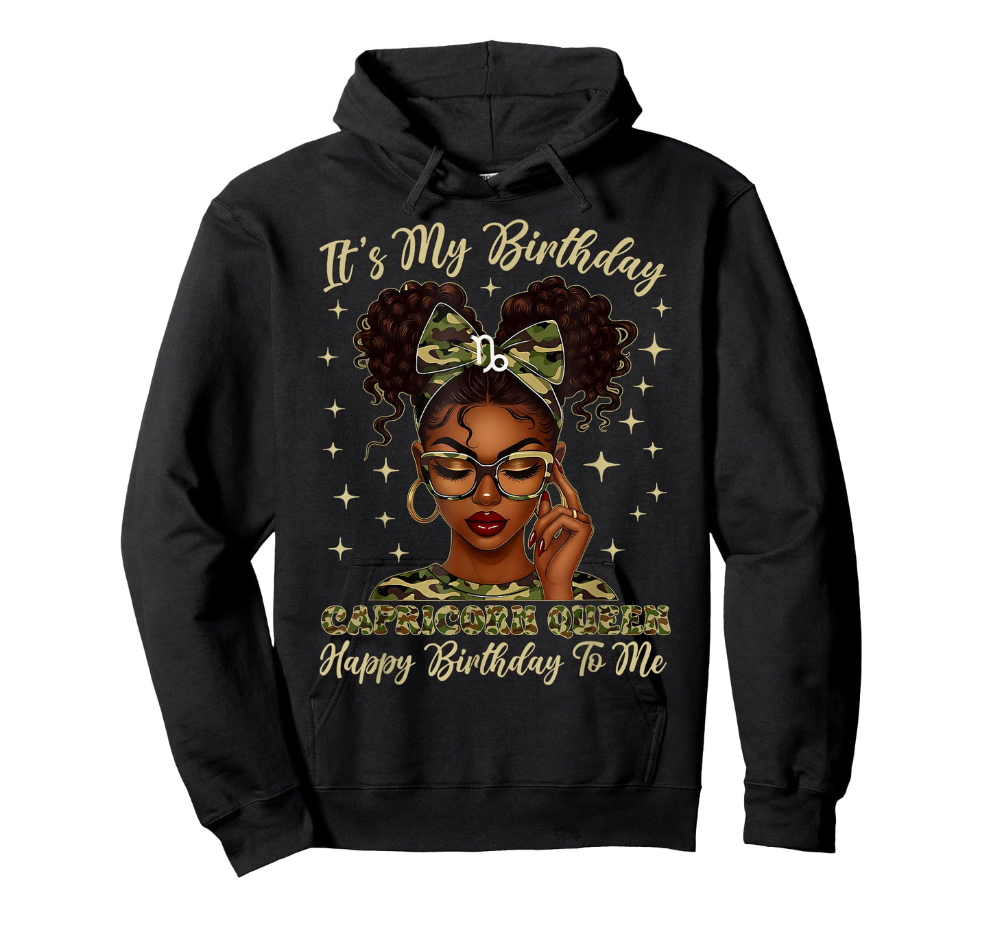 It's My Birthday Capricorn Queen Women Girl Zodiac Sign T-Shirt