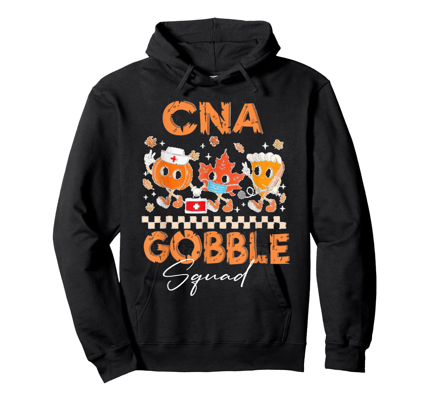 CNA Gobble Squad Nurse Holiday Nursing Scrub Tops Women T-Shirt