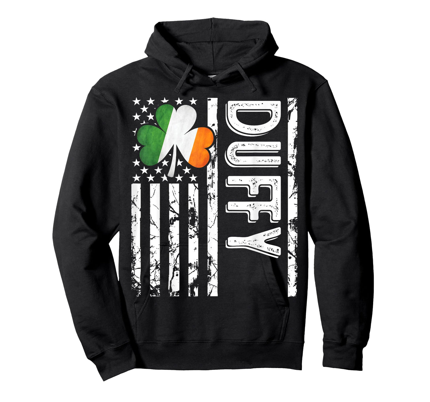 Duffy Last Name Irish Pride Flag USA St Patrick's Day T-Shirt