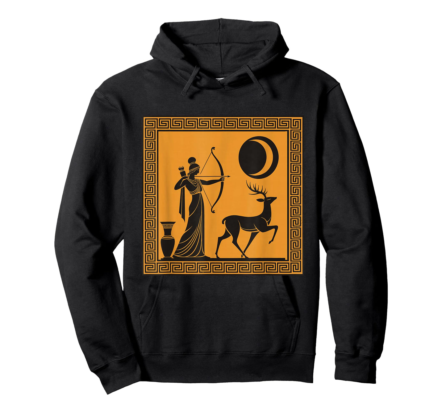 Artemis Moon Goddess Greek Mythology Ancient Art T-Shirt