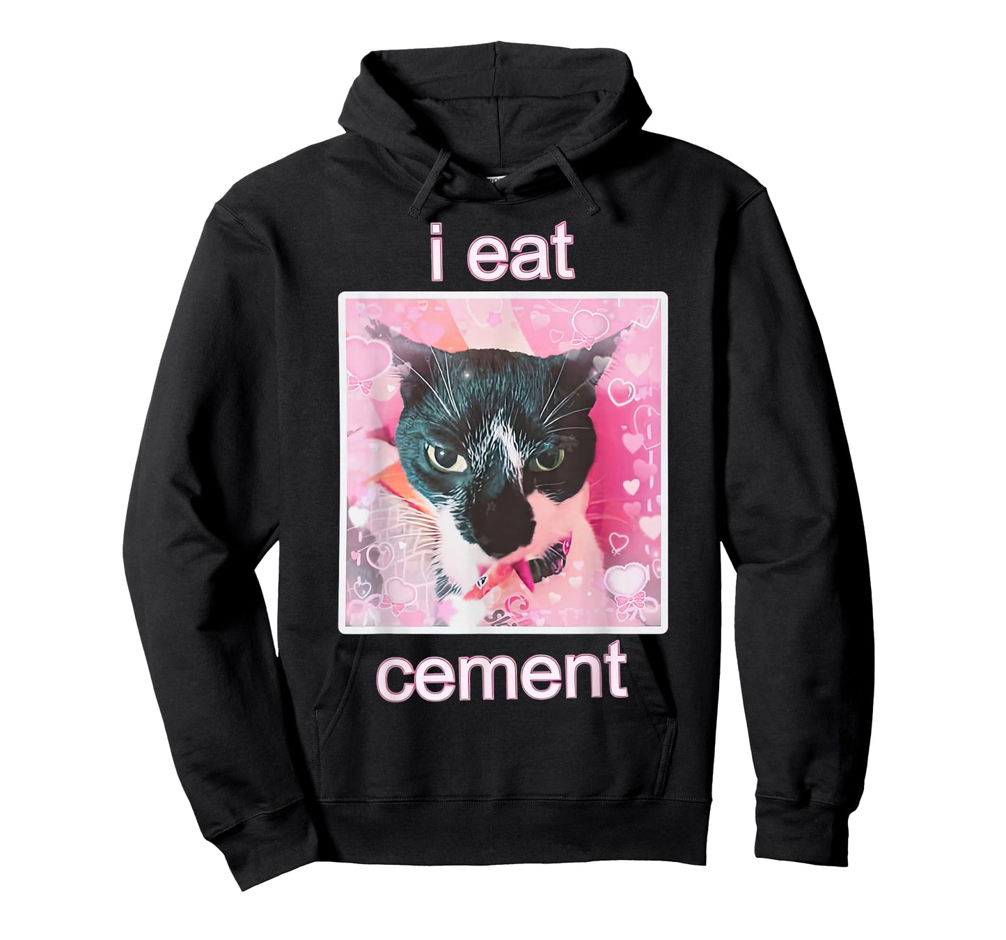 I Eat Cement Cat Funny Cat T-Shirt