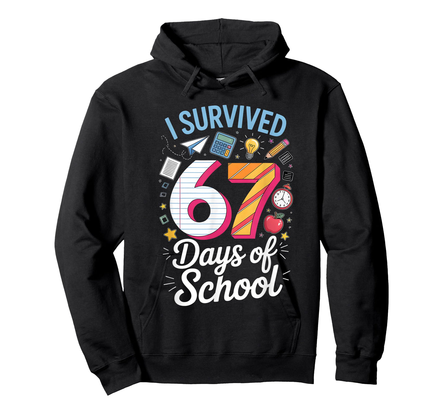 I Survived 67 Days of School Teacher Student Meme T-Shirt
