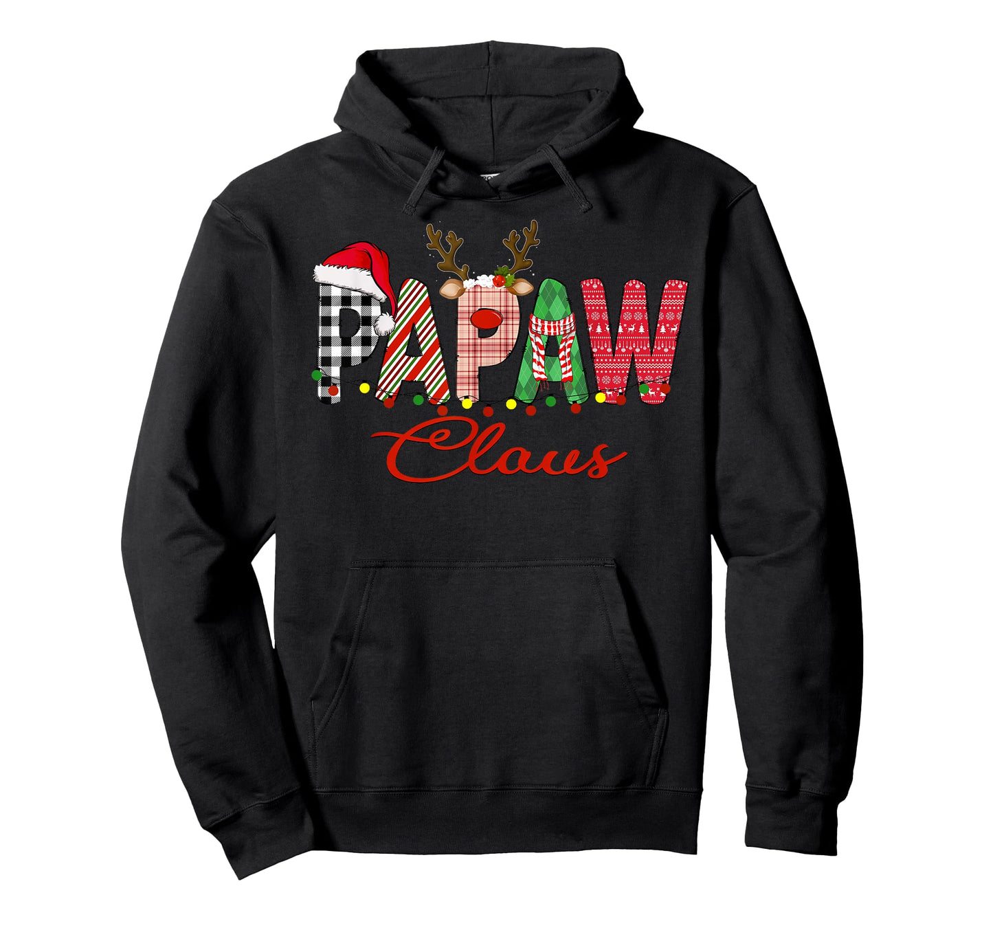 Papaw Claus Santa Family Matching Christmas T-Shirt