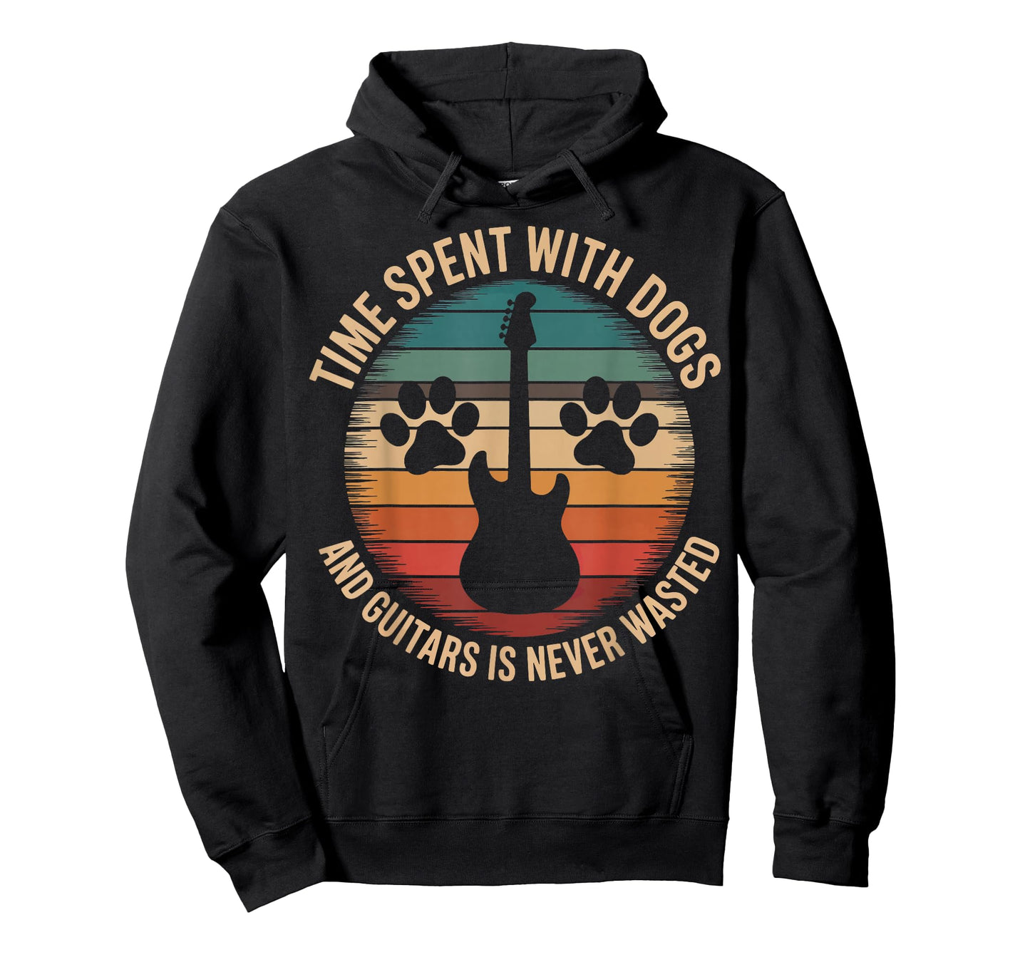 Time Spent With Dogs And Guitars Is Never Wasted T-Shirt