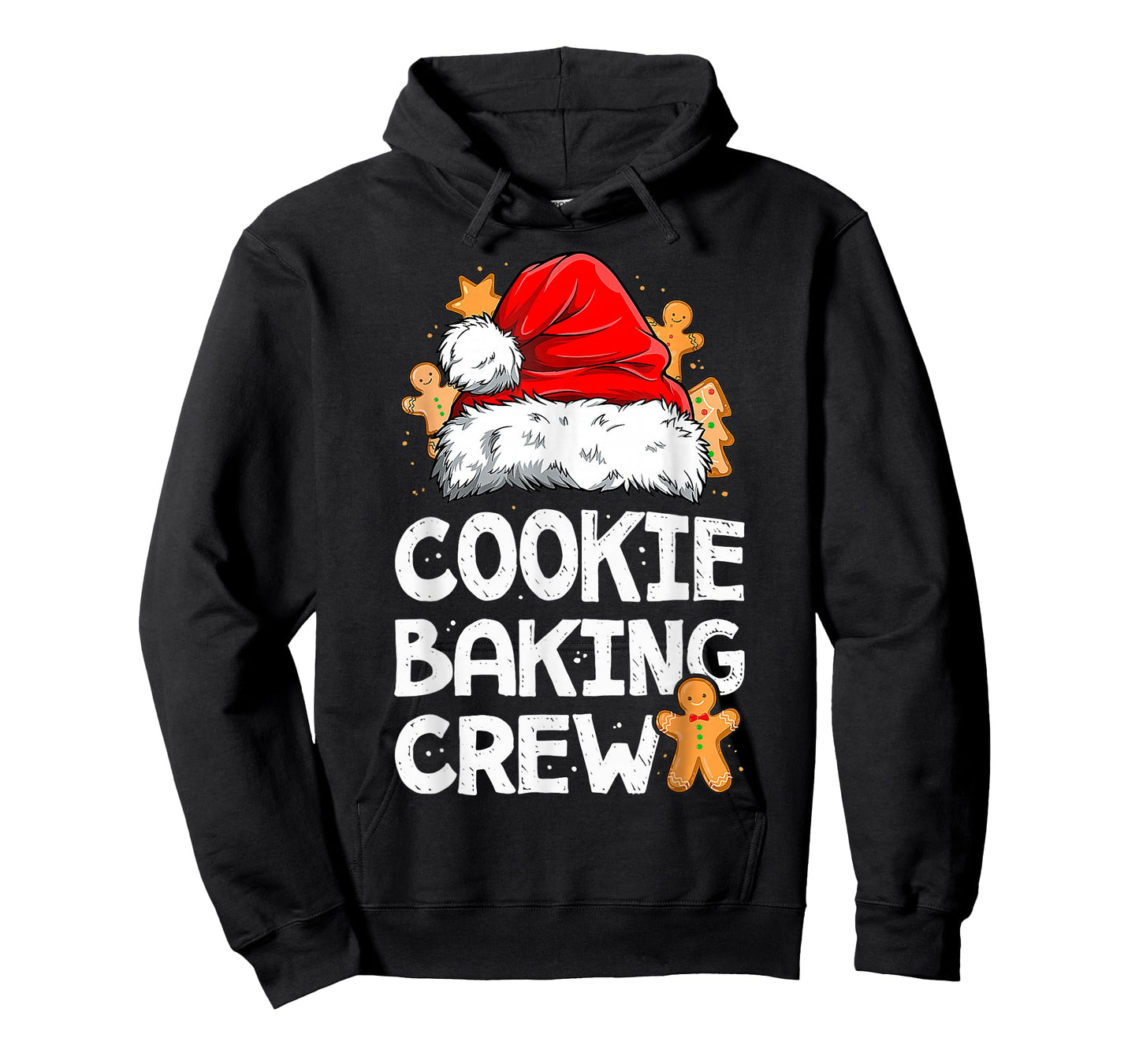 Cookie Baking Crew Funny Christmas Lights Santa Baker Cookie T-Shirt