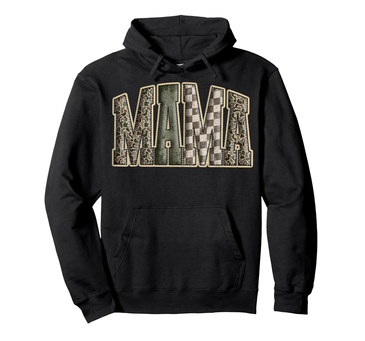 Hunting Mama Camo Western Vintage Women Girl Christmas T-Shirt