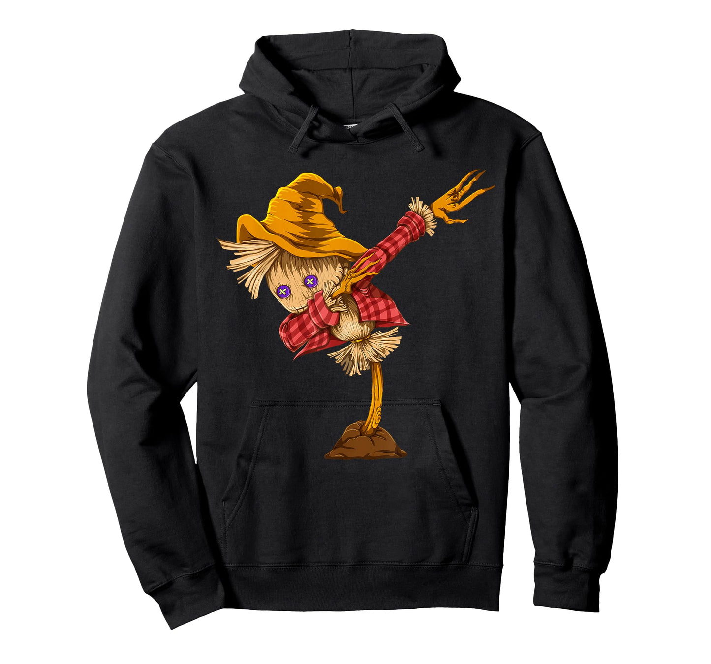 Dabbing Scarecrow Funny Halloween Costume Spooky Halloween T-Shirt