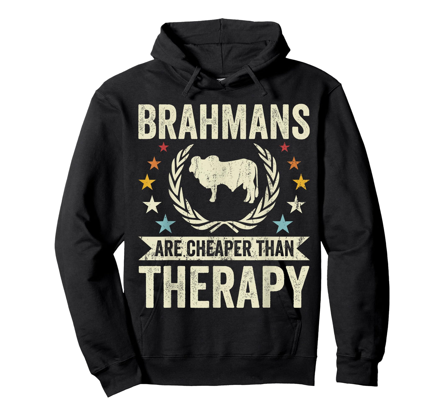 Cow Cheaper Therapy - Cattle Farmer Rancher Brahman T-Shirt