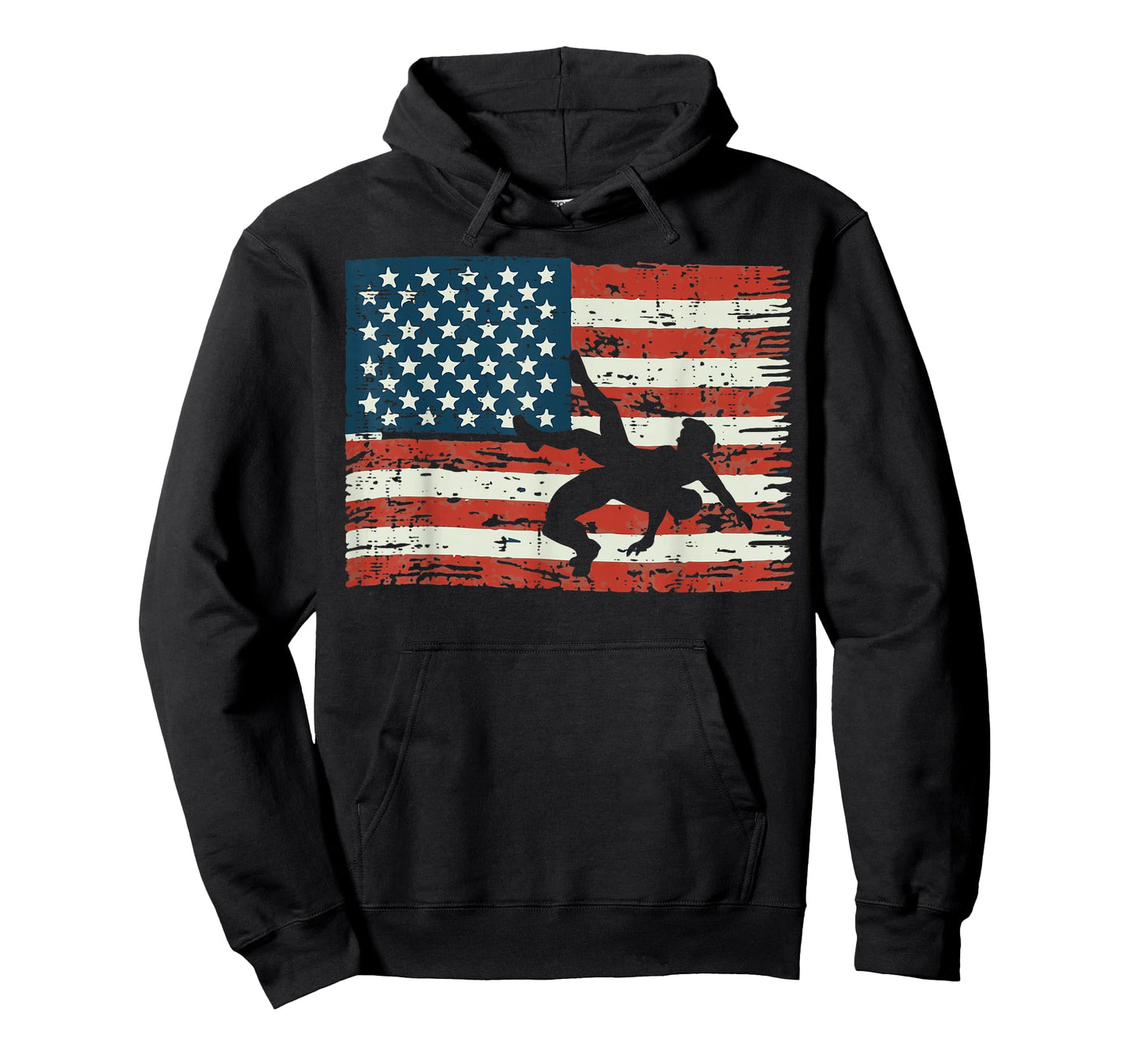 Wrestling Suplex USA Flag Wrestler Patriotic Men Boys Kids T-Shirt