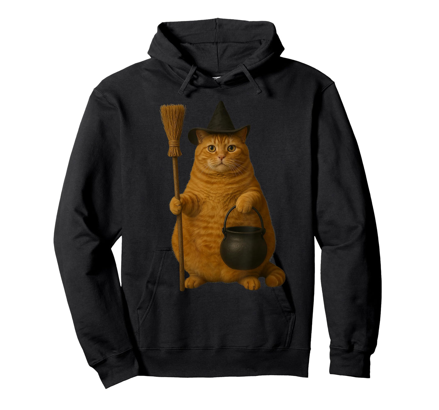 Orange Tabby Cat, Chunky Fat Halloween Kitty Cat T-Shirt