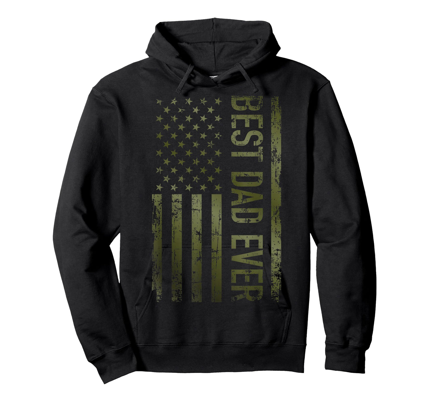 Best dad Ever American Military Camouflage Flag Gift Father T-Shirt